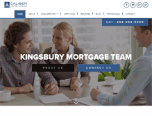 Tablet Screenshot of kingsburymortgageteam.com